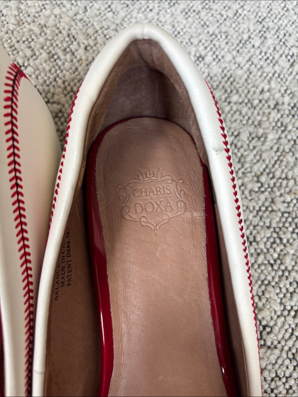 Charis Doxa Grand Slam Leather Baseball flats 7.5 - Picture 8 of 12